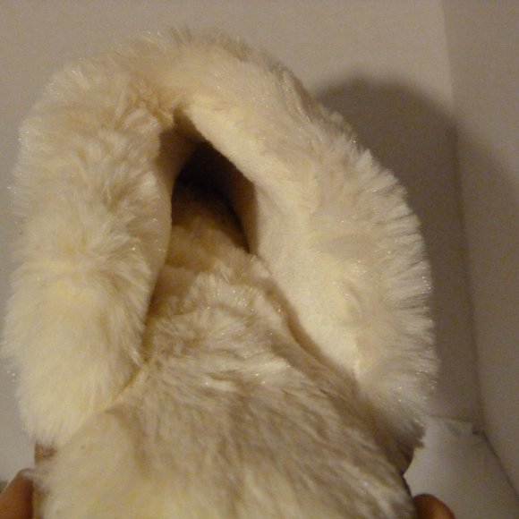 Misheng NEVER WORN Old Stock Women's Faux Suede Fur Lined Slip-Ons Slippers S/M - Picture 10 of 10